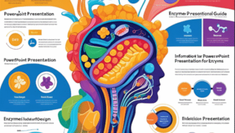 Enzyme PowerPoint slide with molecular diagrams for students.